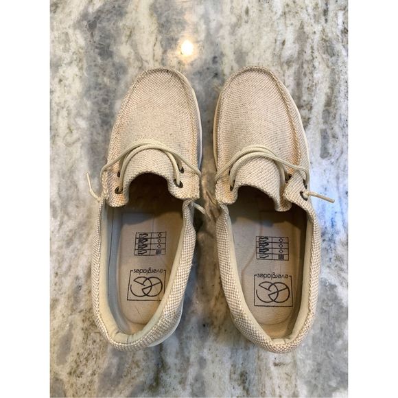 Taupe Canvas Shoes Size 9 #shoes - Picture 1 of 9
